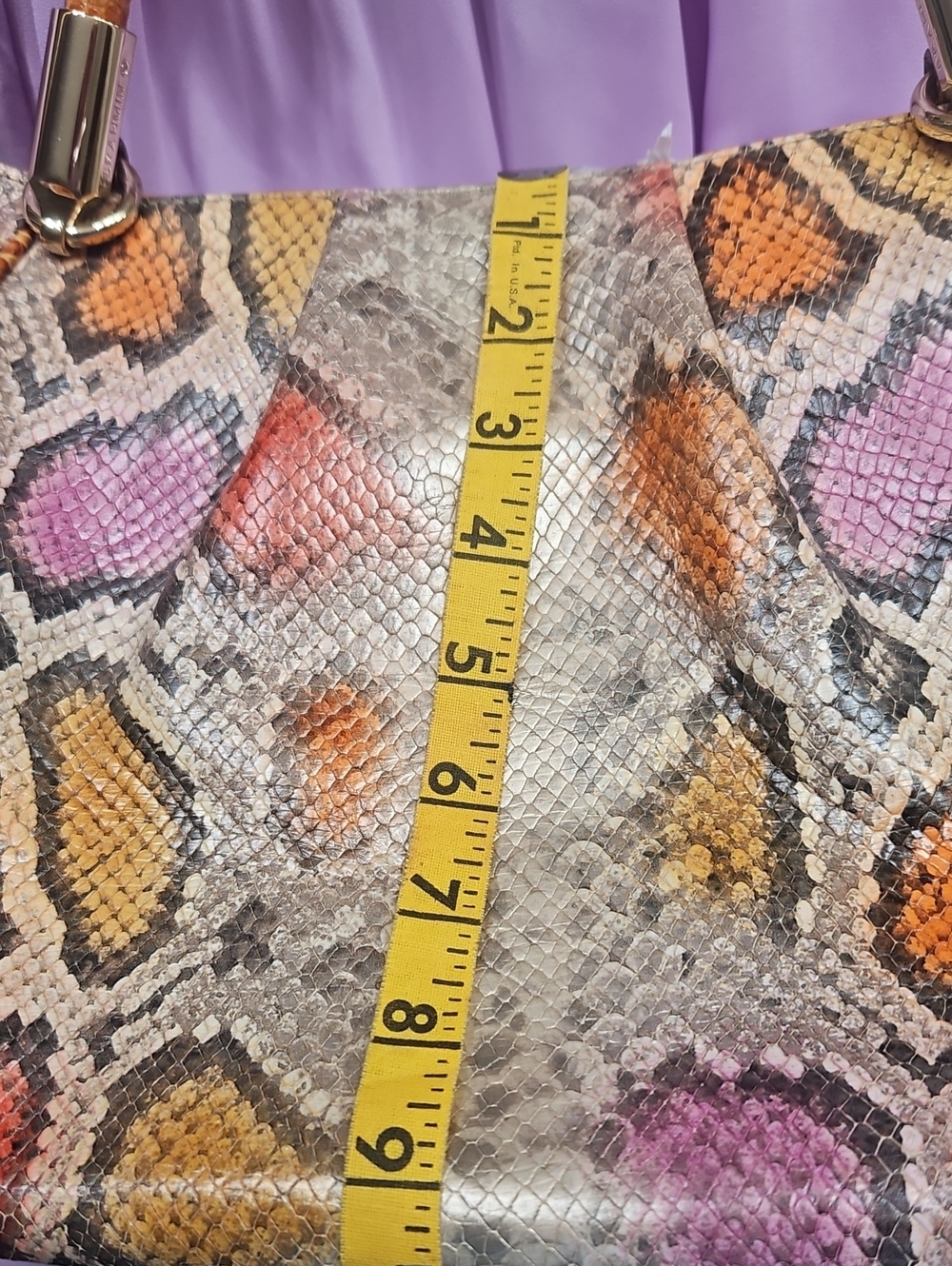 Brahmin Women's Multicolor Snake-Print Ruby - Picture 9 of 9